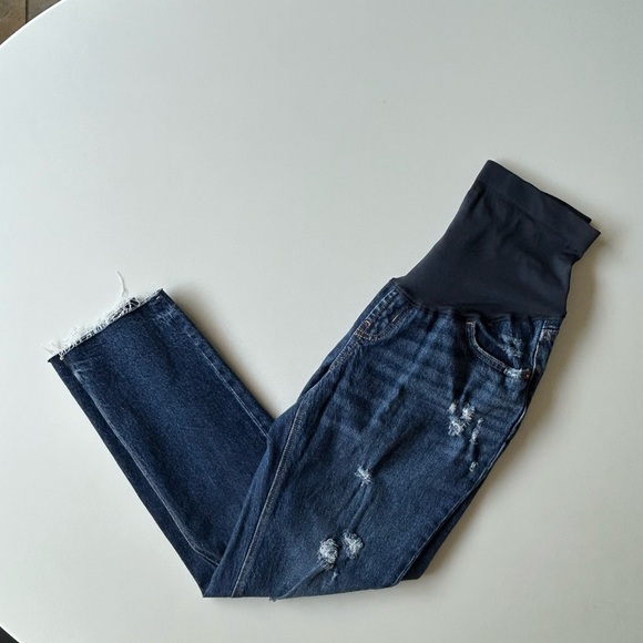 OLD NAVY SLOUCHY/STRAIGHT MATERNITY JEANS ๐ - Picture 5 of 6